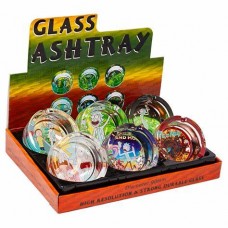 glass ash tray 6ct